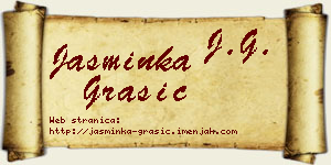 Jasminka Grašić vizit kartica